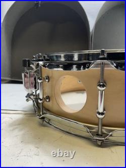 TJS Maple Passion Custom Drums Snare Wood Brown Versatile Sound Chrome Hardware