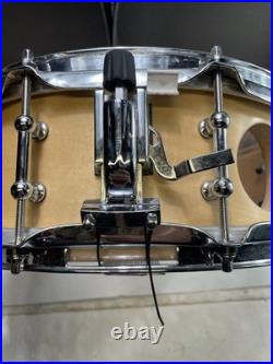 TJS Maple Passion Custom Drums Snare Wood Brown Versatile Sound Chrome Hardware
