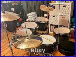 Tama 100% Maple Acoustic Drum Kit 5-Piece Bass Snare Tom Floor Tom Hi-Hat Cymbal