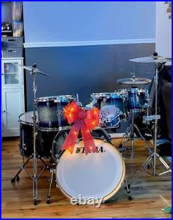 Tama 100% Maple Acoustic Drum Kit 5-Piece Bass Snare Tom Floor Tom Hi-Hat Cymbal