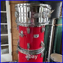 Tama 5 pc. SwingStar Mahogany Drum Set RARE RED WRAP