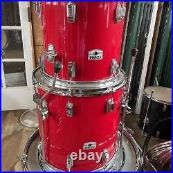 Tama 5 pc. SwingStar Mahogany Drum Set RARE RED WRAP