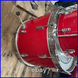 Tama 5 pc. SwingStar Mahogany Drum Set RARE RED WRAP