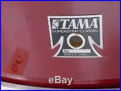 Tama 6-Pc Superstar Classic Maple Shell Set Kit Classic Cherry Wine