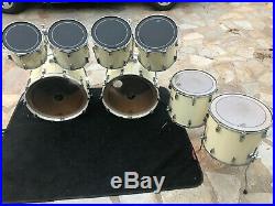 Tama Granstar Double Bass Drum Set kit! , 12,13,14,15,16,18, two 24