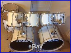 Tama Granstar ll Double Bass Drum Set 2-22,18,16,13,12,11,10 Vintage 1990's