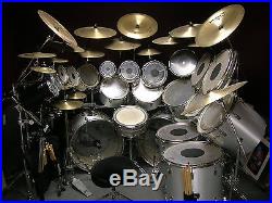 Tama Imperialstar Huge Drum Set 17 Zildjian Cylmbals 21 Drums Look If You Dare