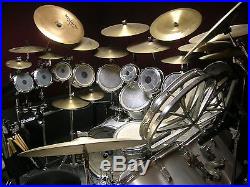 Tama Imperialstar Huge Drum Set 17 Zildjian Cylmbals 21 Drums Look If You Dare