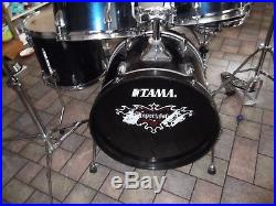 Tama Imperialstar midnight blue five piece Drum set with Meinl HCS Cymbals