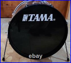 Tama Rockstar 4 piece black drum set