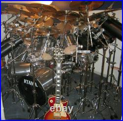 Tama Rockstar Custom Dbl. Bass 23-piece massive kit with Sabian cymbals rare set