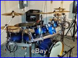 Tama Silverstar Anniversary Edition 7 Piece Drum set with 11 Zildjian Cymbals