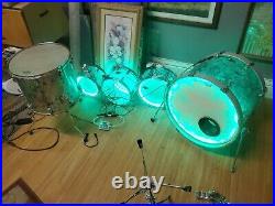 Tama Silverstar Mirage Limited Edition Acrylic Drums 5 piece Come With Drums Li
