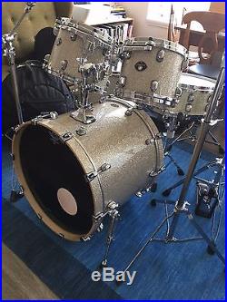Tama Starclassic 5 pc Made in Japan drumset with hardware, cases and cymbals