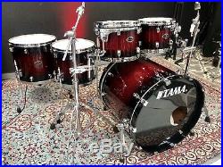 Tama Starclassic Bubinga/Birch 5pc Red Sparkle Burst Drum Set
