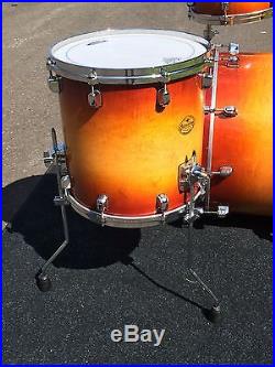 Tama Starclassic Maple 3 piece Drum set in Gold Sunburst Handmade in Japan