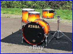 Tama Starclassic Maple 4 piece Drum set in Gold Sunburst Made in Japan