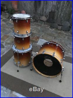 Tama Starclassic Maple 4pc Drum Set kit 22x16,12x11,13x12,16x16