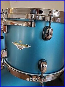 Tama Starclassic Maple 5pc Drum Set Flat Steel Blue Metallic Finish