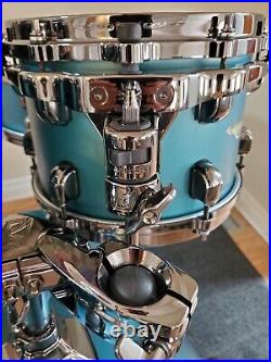 Tama Starclassic Maple 5pc Drum Set Flat Steel Blue Metallic Finish