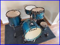 Tama Starclassic Maple 5pc Drum Set Flat Steel Blue Metallic Finish