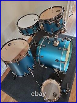 Tama Starclassic Maple 5pc Drum Set Flat Steel Blue Metallic Finish