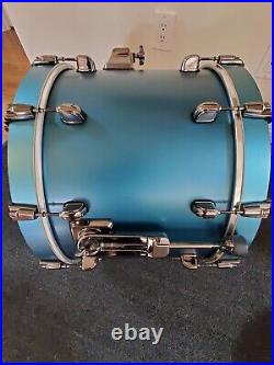 Tama Starclassic Maple 5pc Drum Set Flat Steel Blue Metallic Finish