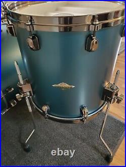 Tama Starclassic Maple 5pc Drum Set Flat Steel Blue Metallic Finish