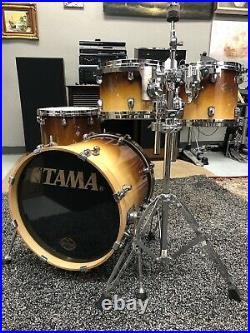 Tama Starclassic Maple Brown Fade 4pc Drum Set 18,14,12,10