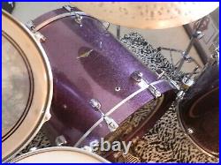 Tama Starclassic Maple Drum Set, Deeper Purple Lars Ulrich Flawless Cond Minty