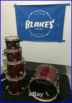 Tama Starclassic Maple EFX Red Silk 5pc Drum Set kit