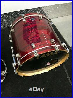 Tama Starclassic Maple EFX Red Silk 5pc Drum Set kit