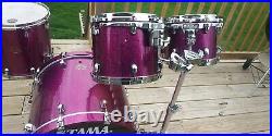 Tama Starclassic Maple Ultraviolet Drum Set Rare Japan