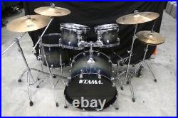 Tama Starclassic Walnut/Birch 4pc Drum Set with Hardware and Zildjian Cymbals