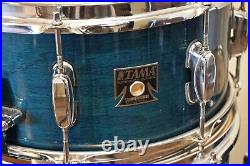 Tama Superstar Classic Maple 7-Piece Drum Set Kit Shell Pack Transparent Blue