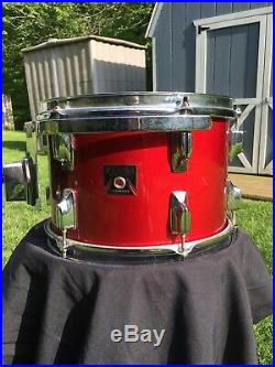 Tama Superstar Drum Set 1980's Candy Apple Red