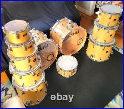 Tama Superstar MASSIVE 11pc Vintage 80's Drum Set Supermaple