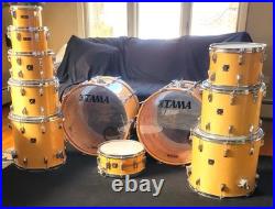Tama Superstar MASSIVE 11pc Vintage 80's Drum Set Supermaple