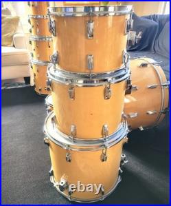 Tama Superstar MASSIVE 11pc Vintage 80's Drum Set Supermaple