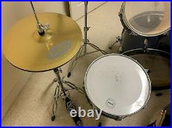 Tama Swingstar 5-Piece Drum Set with Hardware Cymbals and Throneread descriptio