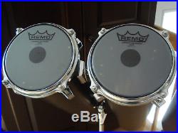 Tama Vintage 80's Low Octobans Set of 4 with stands in Excellent Conditon RARE