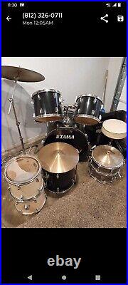 Tama drum set used