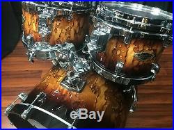 Tama drums sets Starclassic Walnut / Birch 4p set Molten Brown Burst WB kit used