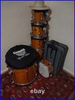 Tama rockstar 6 piece drum set. All symbols and stands
