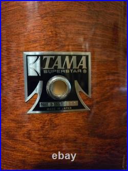 Tama superstar 1983 super mahogany 12 x 8 deep tom 80s japan Tama superstar 1983 super mahogany 12 x 8 deep tom 80s japan