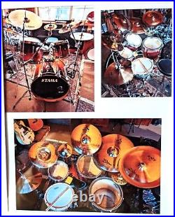 Tama superstar drum set Mahogany Burst. Zildjian A-Custom cymbals. Evans heads Tama superstar drum set Mahogany Burst. Zildjian A-Custom cymbals. Evans heads