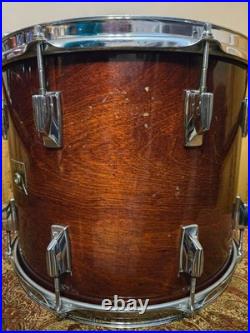 Tama superstar super mahogany 15 x 12 tom modified 80s japan