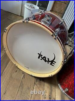 Taye Drumset Rare Wrap CLEAN! 5 PC 22x14 Bass 12,13,16 TOMS, 14 Snare