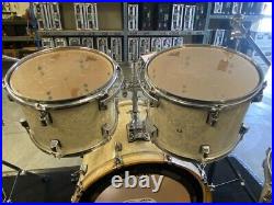 Taye Studio Maple Cracked Pearl Drum Set Taye Drum Set With Hardware + Seat