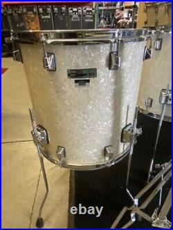 Taye Studio Maple Cracked Pearl Drum Set Taye Drum Set With Hardware + Seat